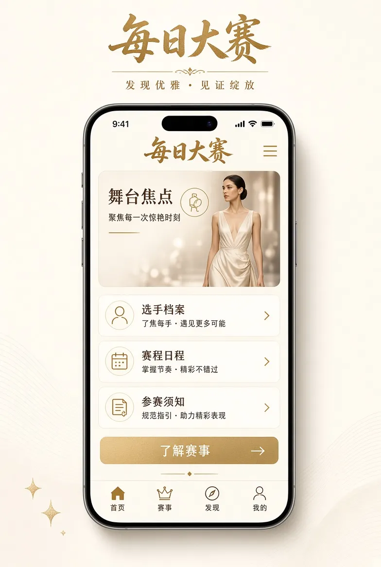 每日大赛移动端服务界面